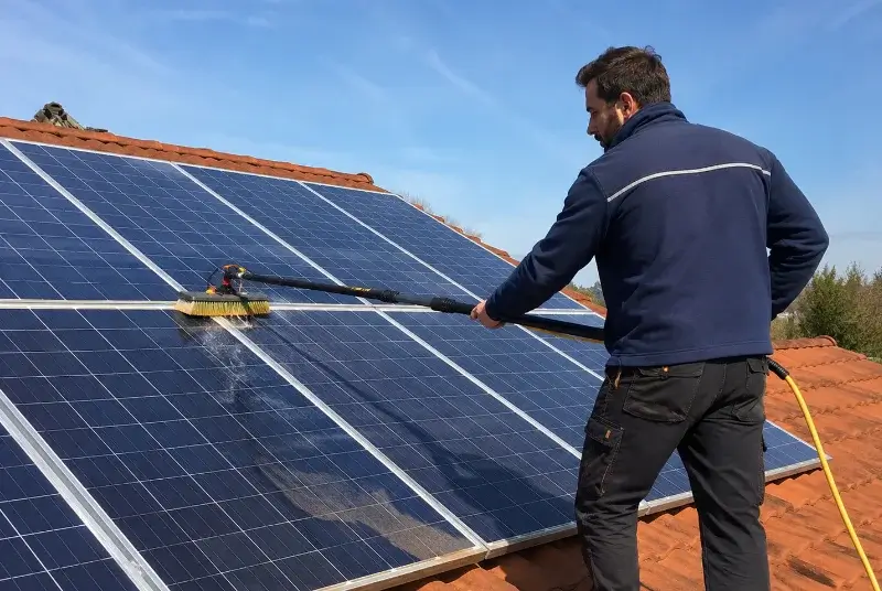 Nettoyage et entretien de panneaux solaires à Chasselay